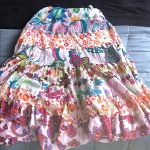 Derek Heart Boho Flowy Skirt